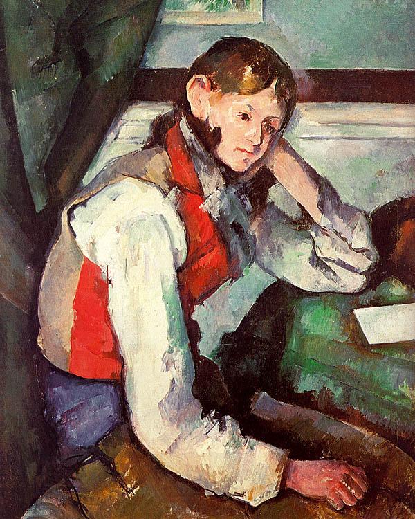 Paul Cezanne Boy in a Red Waistcoat China oil painting art